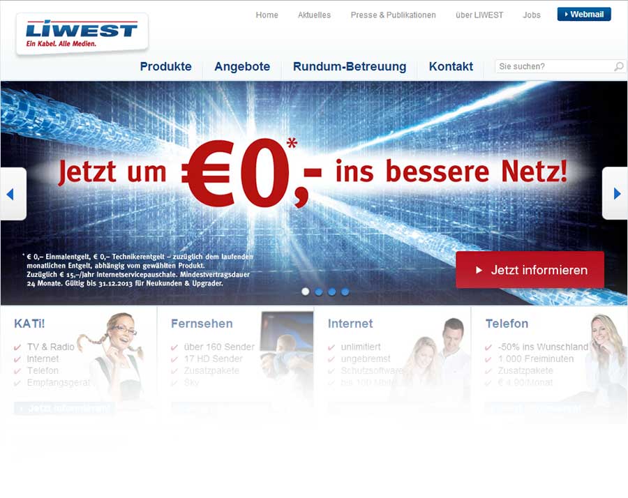 Liwest-website